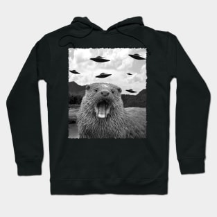 UFo Otter Reverie, Trendsetting Tee for River Romantics Hoodie